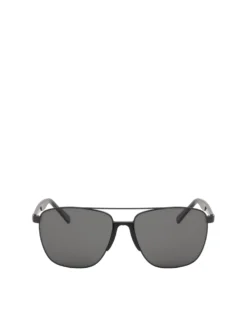 Atrakcyjne czarne okulary przeciwsłoneczne typu Aviator