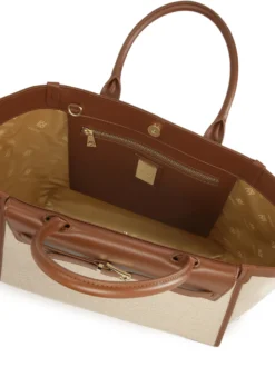 Beżowa torebka z tkaniny Tote Bag