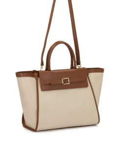 Beżowa torebka z tkaniny Tote Bag