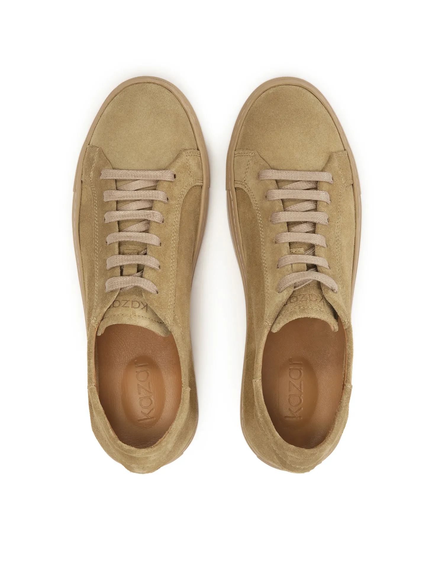 Beżowe sneakersy męskie w stylu casual