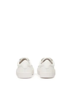 Białe minimalistyczne sneakersy ze skóry