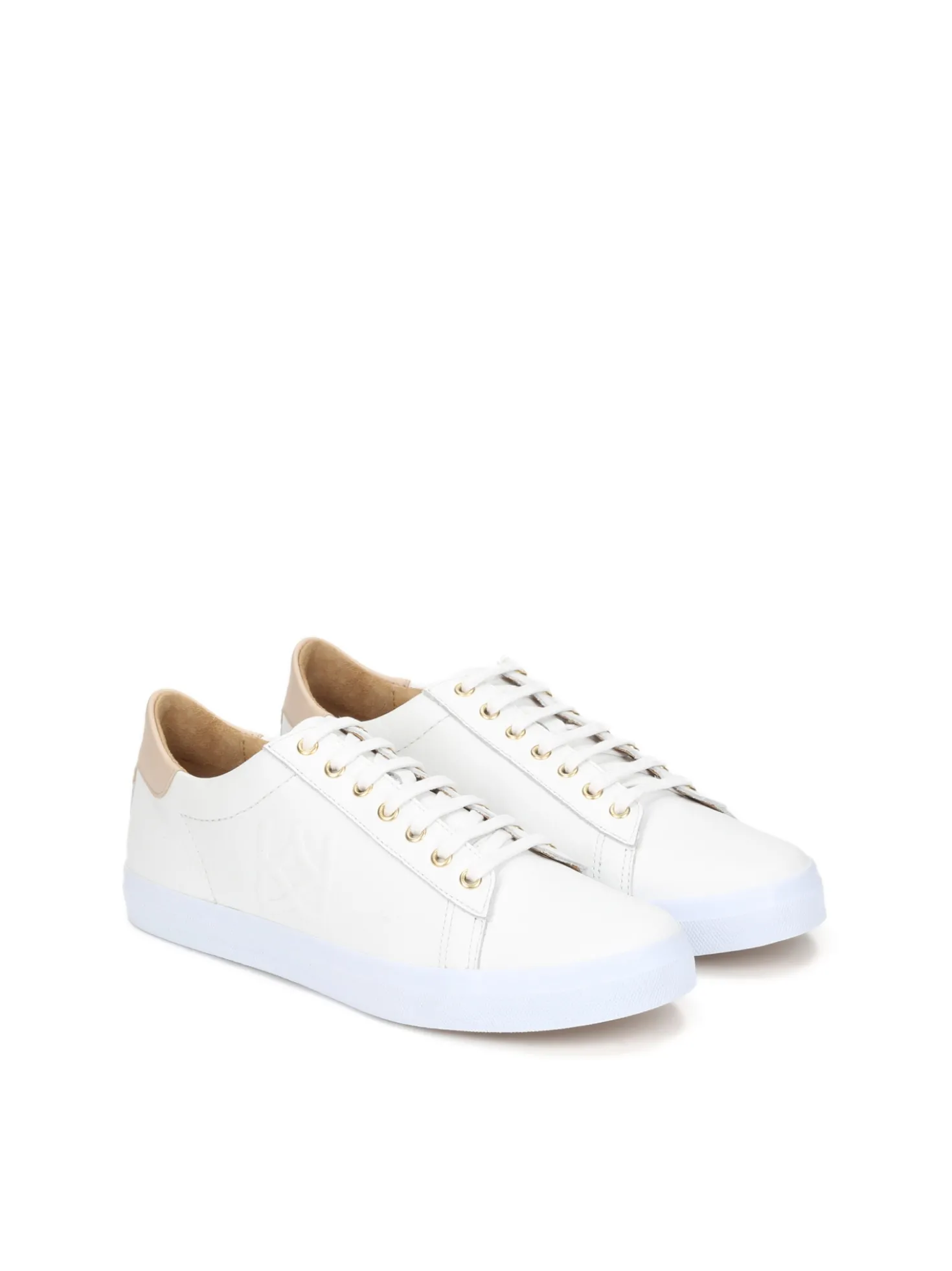 Białe sneakersy damskie