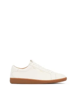 Białe sneakersy z niską cholewką