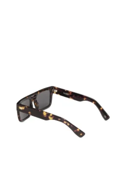 Brązowe klasyczne okulary wayfarer