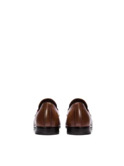 Brązowe loafersy męskie