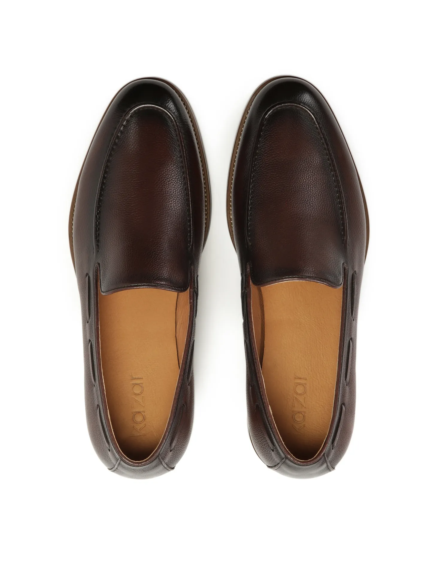 Brązowe loafersy z rzemykiem