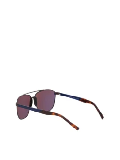 Brązowe okulary przeciwsłoneczne Aviator z polaryzacją