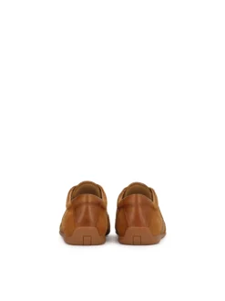 Brązowe zamszowe półbuty smart casual
