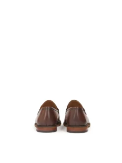 Casualowe loafersy męskie skórzane