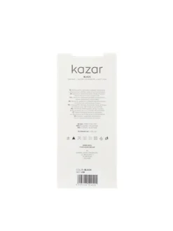 Cienkie czarne skarpetki w monogramy KAZAR