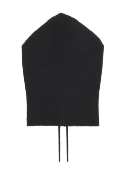 Czarna kominiarka balaclava z kaszmiru