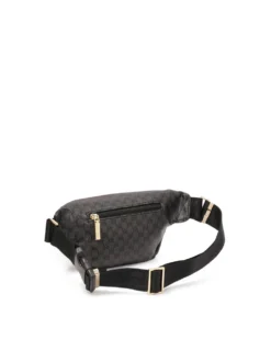 Czarna nerka w monogramy