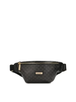 Czarna nerka w monogramy