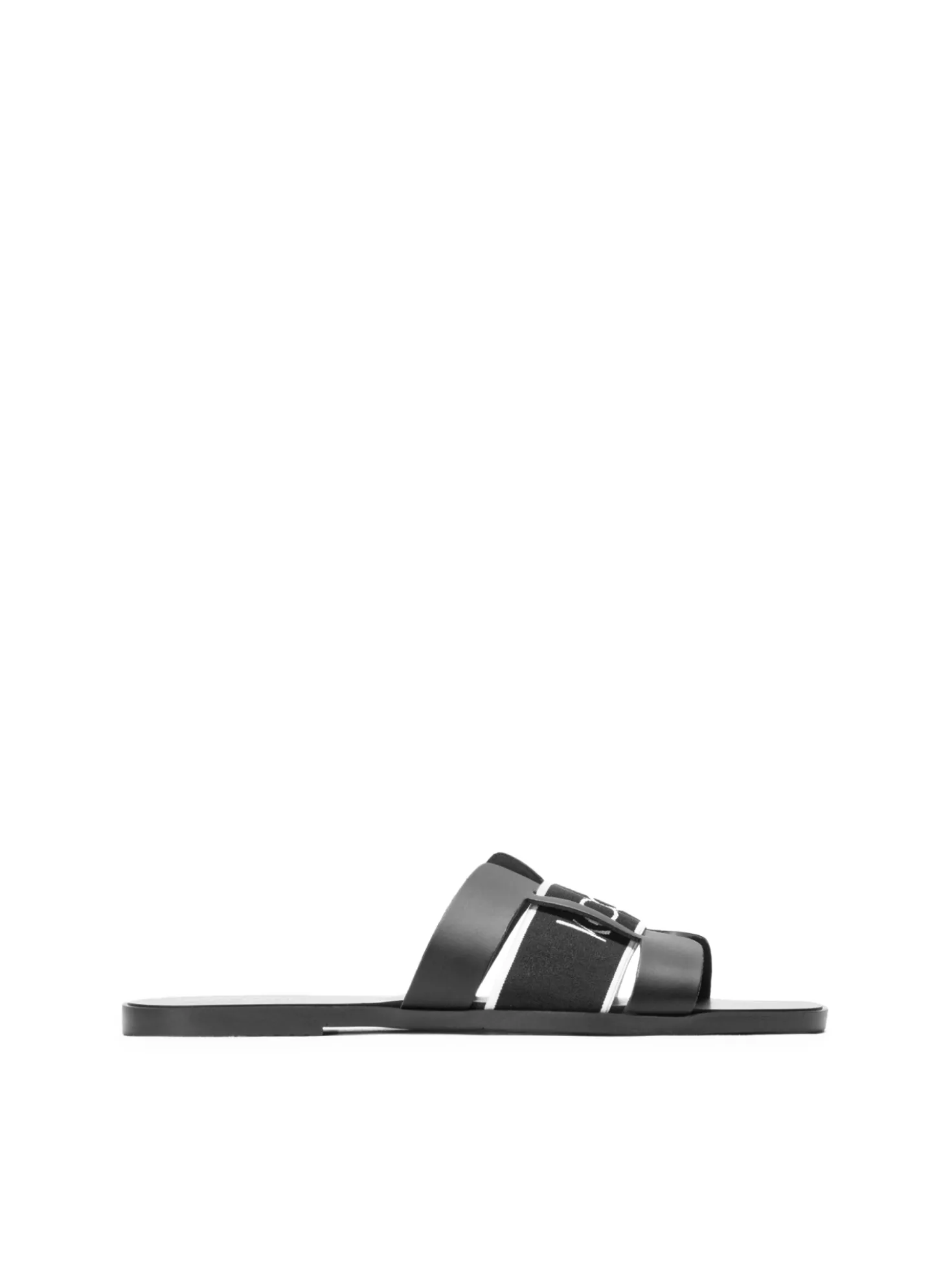 Czarne klapki damskie