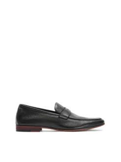 Czarne loafersy męskie