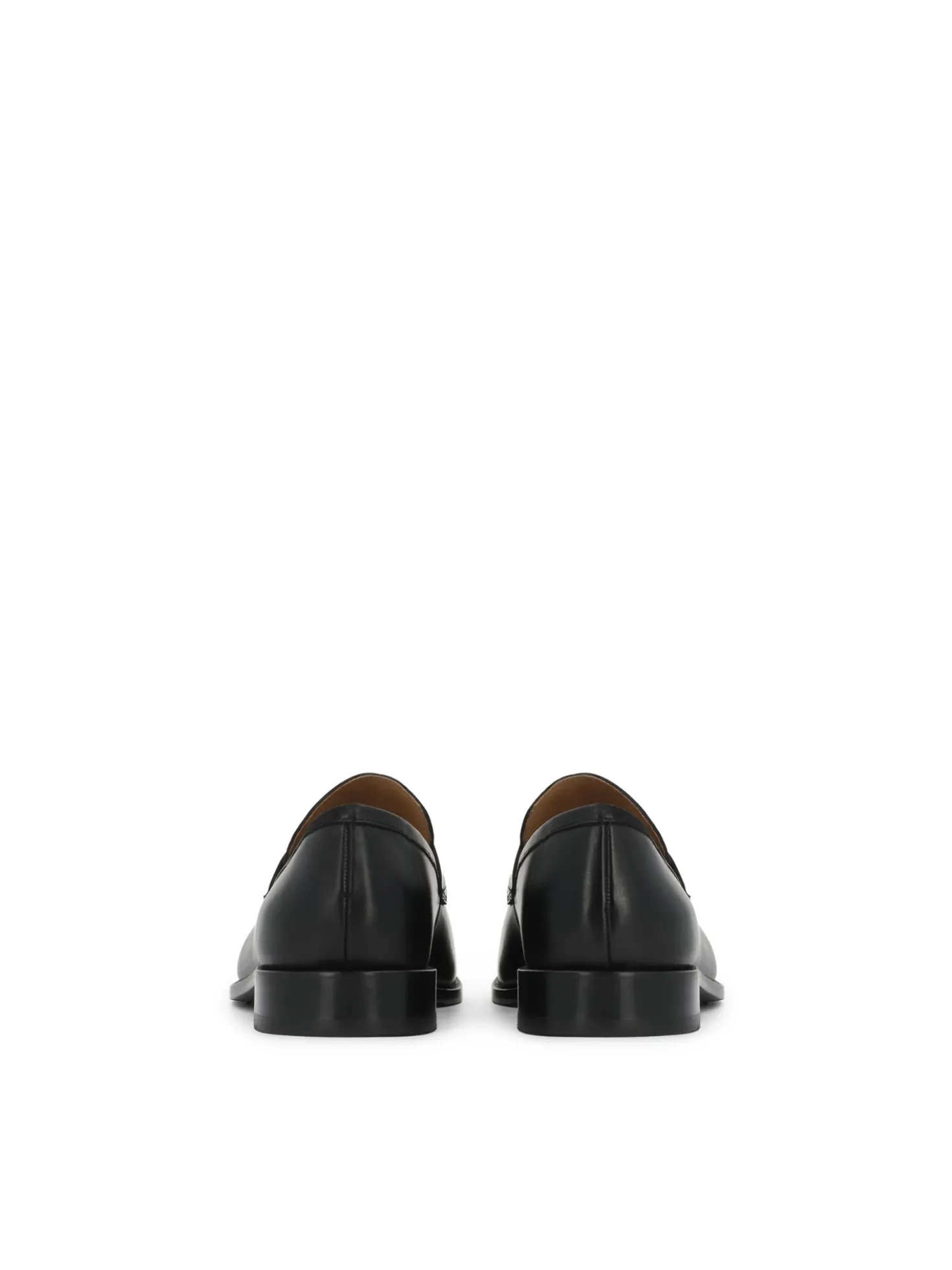Czarne loafersy męskie ze skóry naturalnej z Limited Edition