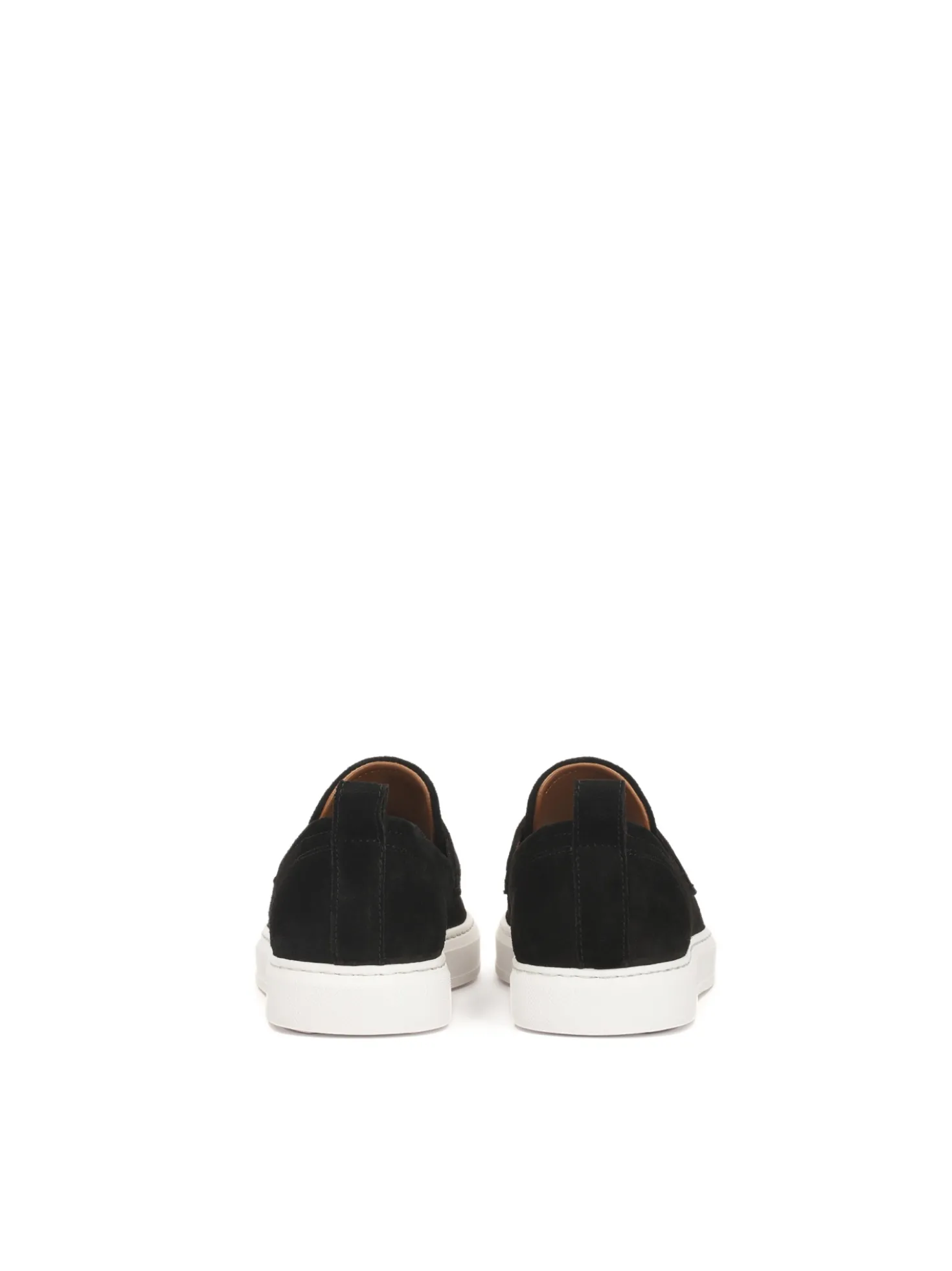 Czarne loafersy na podeszwie typu sneakers