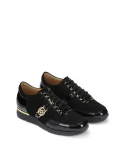 Czarne sneakersy damskie
