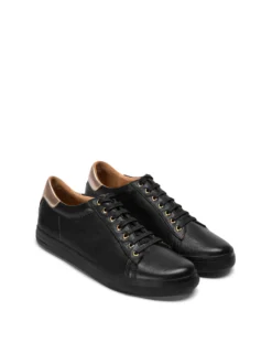 Czarne sneakersy damskie