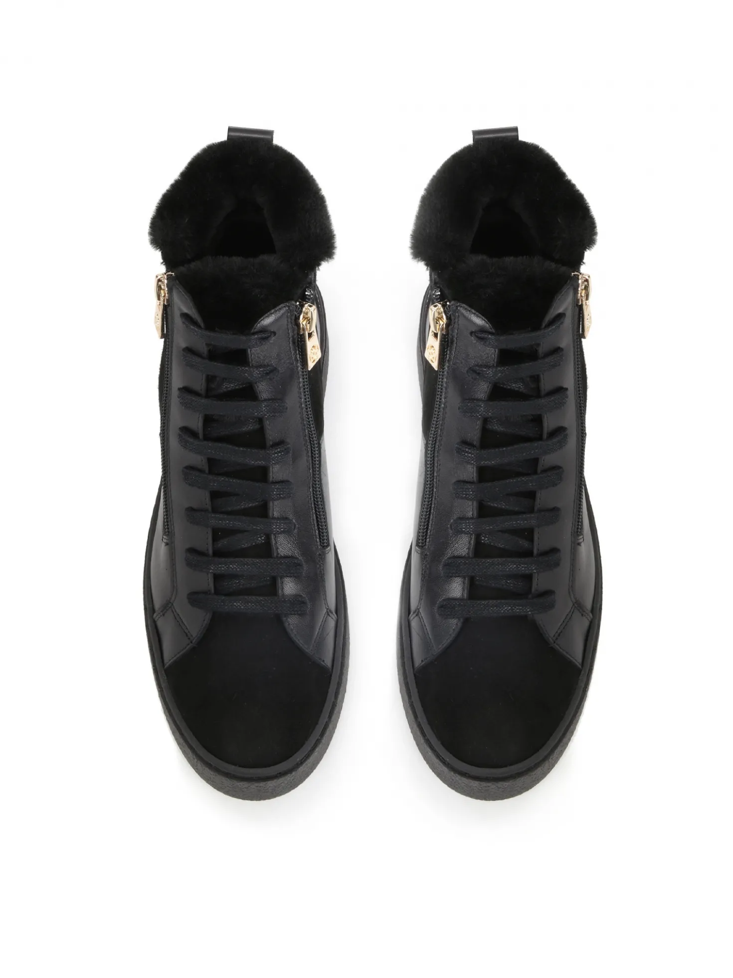 Czarne sneakersy damskie