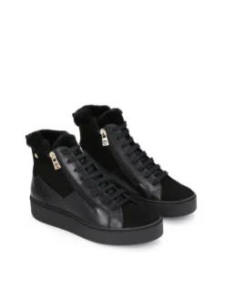 Czarne sneakersy damskie