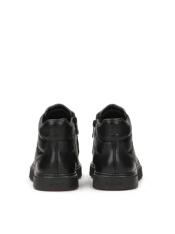 Czarne sneakersy z wysoką cholewką