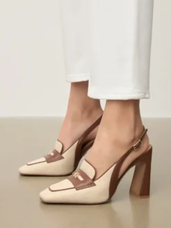 Czółenka slingback z nutą nowoczesnej elegancji