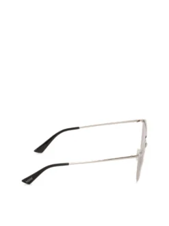 Damskie okulary w srebrnym kolorze z filtrem UV