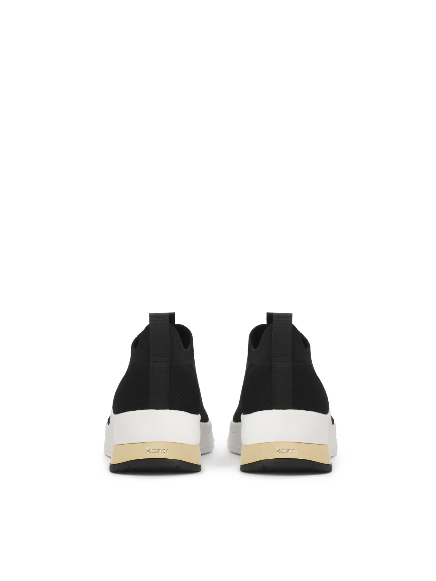 Damskie sneakersy typu slip-on w czerni
