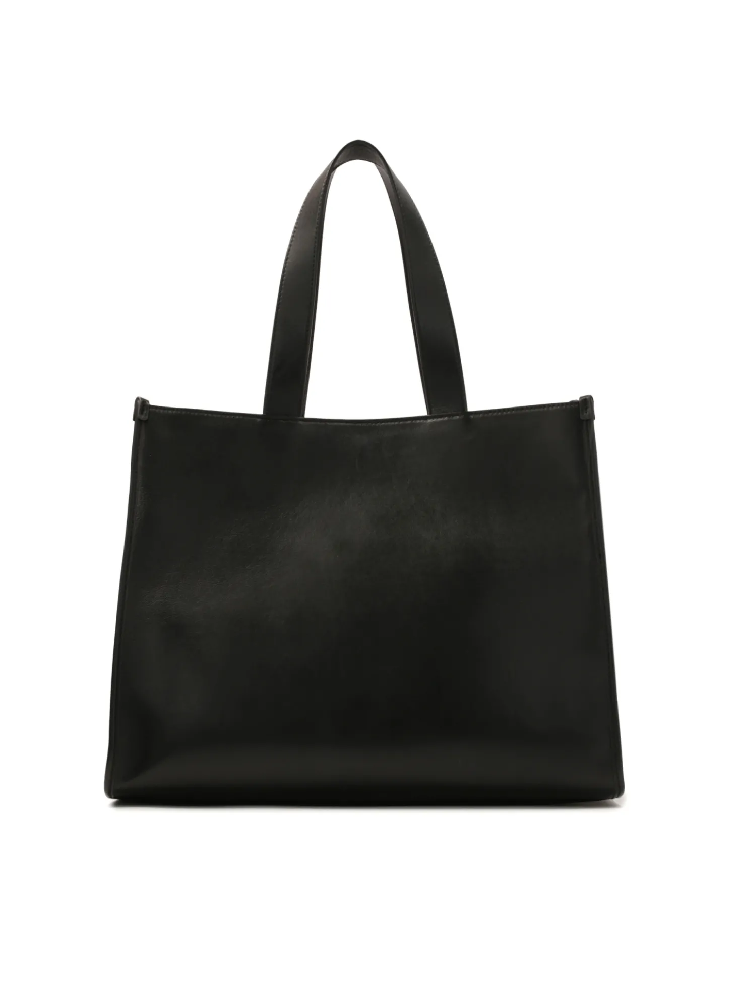 Duża czarna tote bag z saszetką