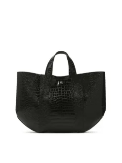 Duża skórzana torebka tote bag