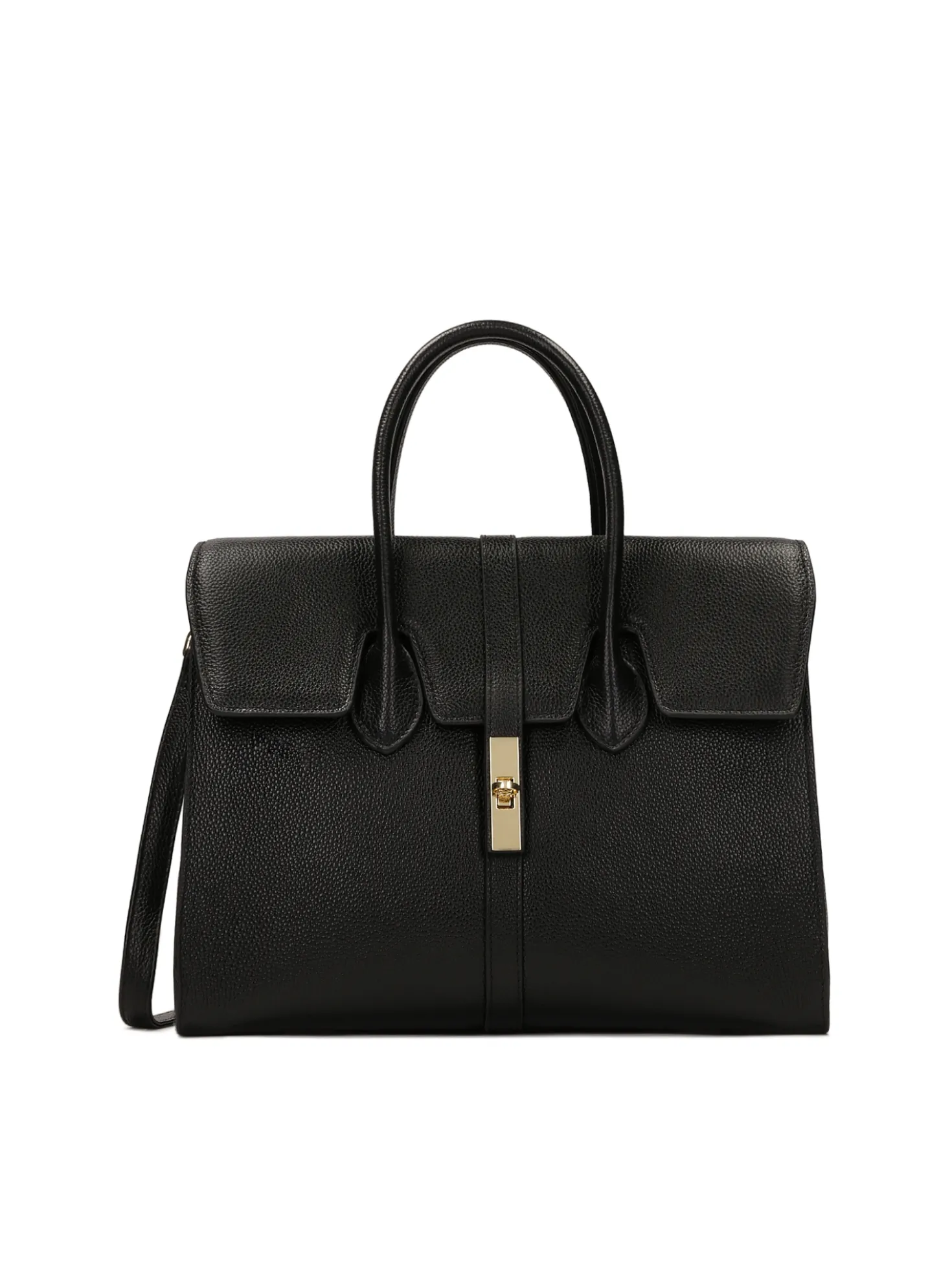 Elegancka czarna torebka w modowym stylu