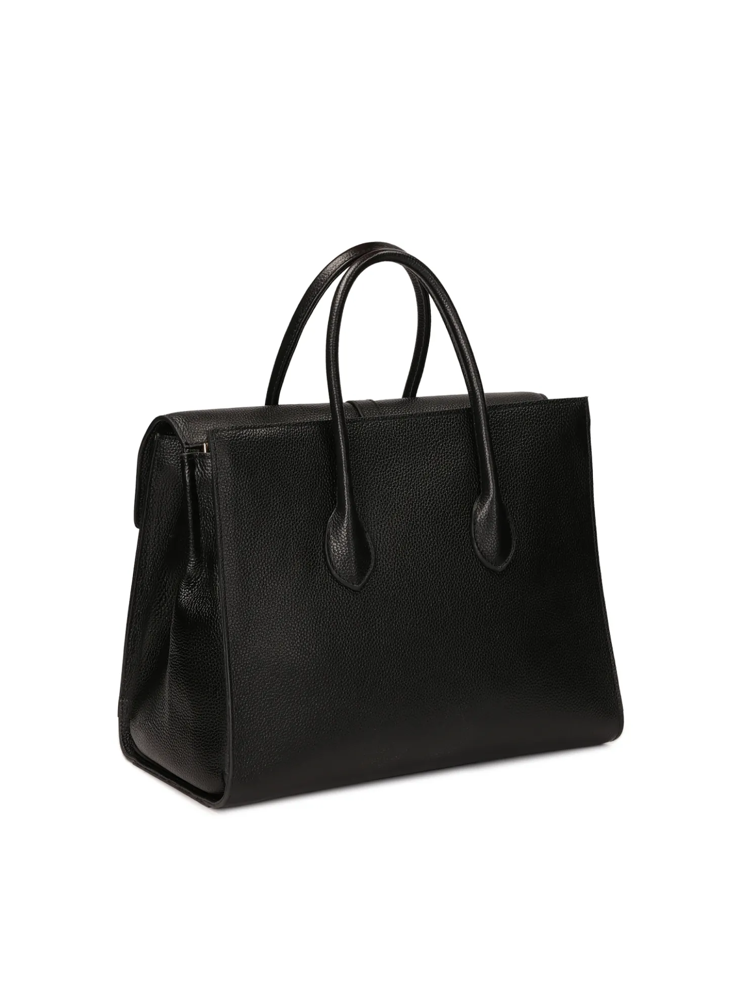Elegancka czarna torebka w modowym stylu