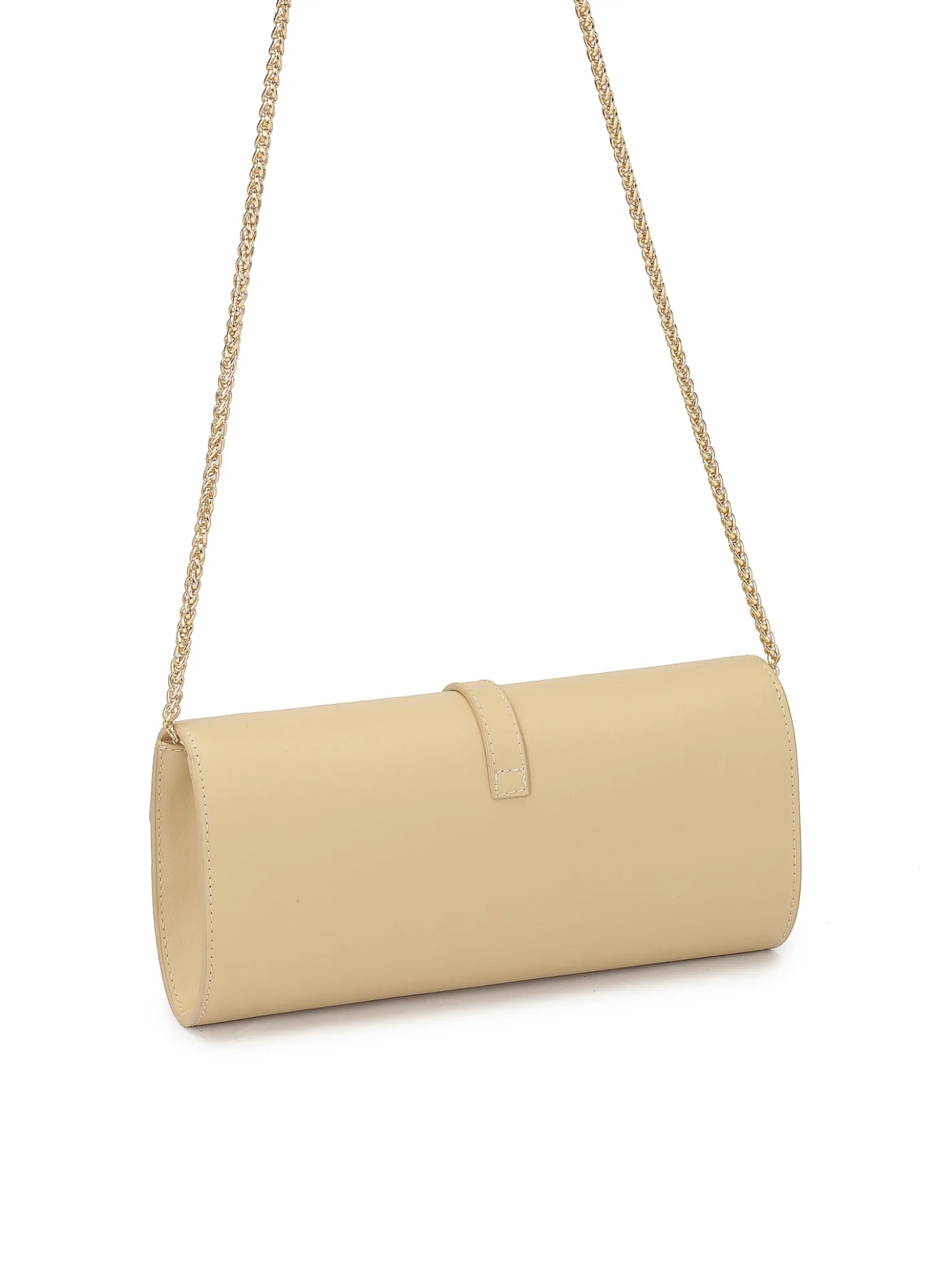 Elegancka kopertówka z zapięciem w kształcie monogramu KAZAR