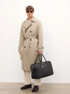 Elegancka skórzana torba podróżna