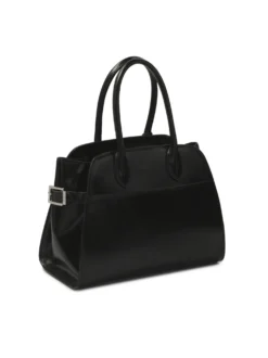 Elegancka sztywna torebka z rączkami