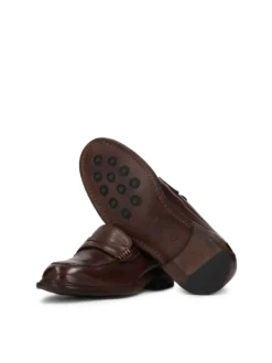 Eleganckie skórzane loafersy