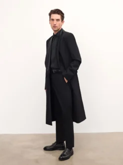 Eleganckie skórzane loafersy z klamrą