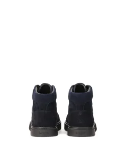 Granatowe sneakersy z wysoką cholewką