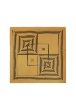 Jasnobrązowa gawroszka w geometryczne wzory