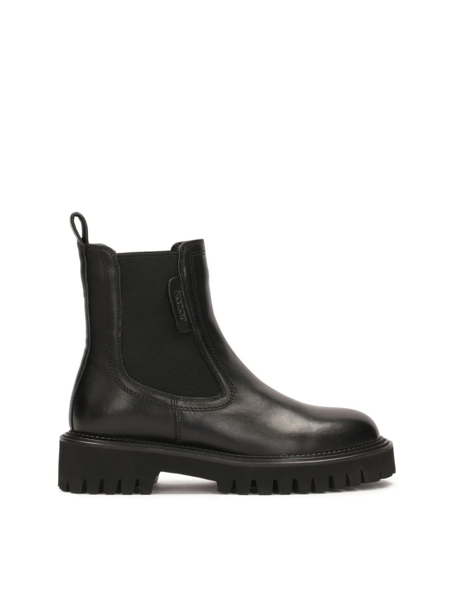 Klasyczne chelsea boots z licowej skóry