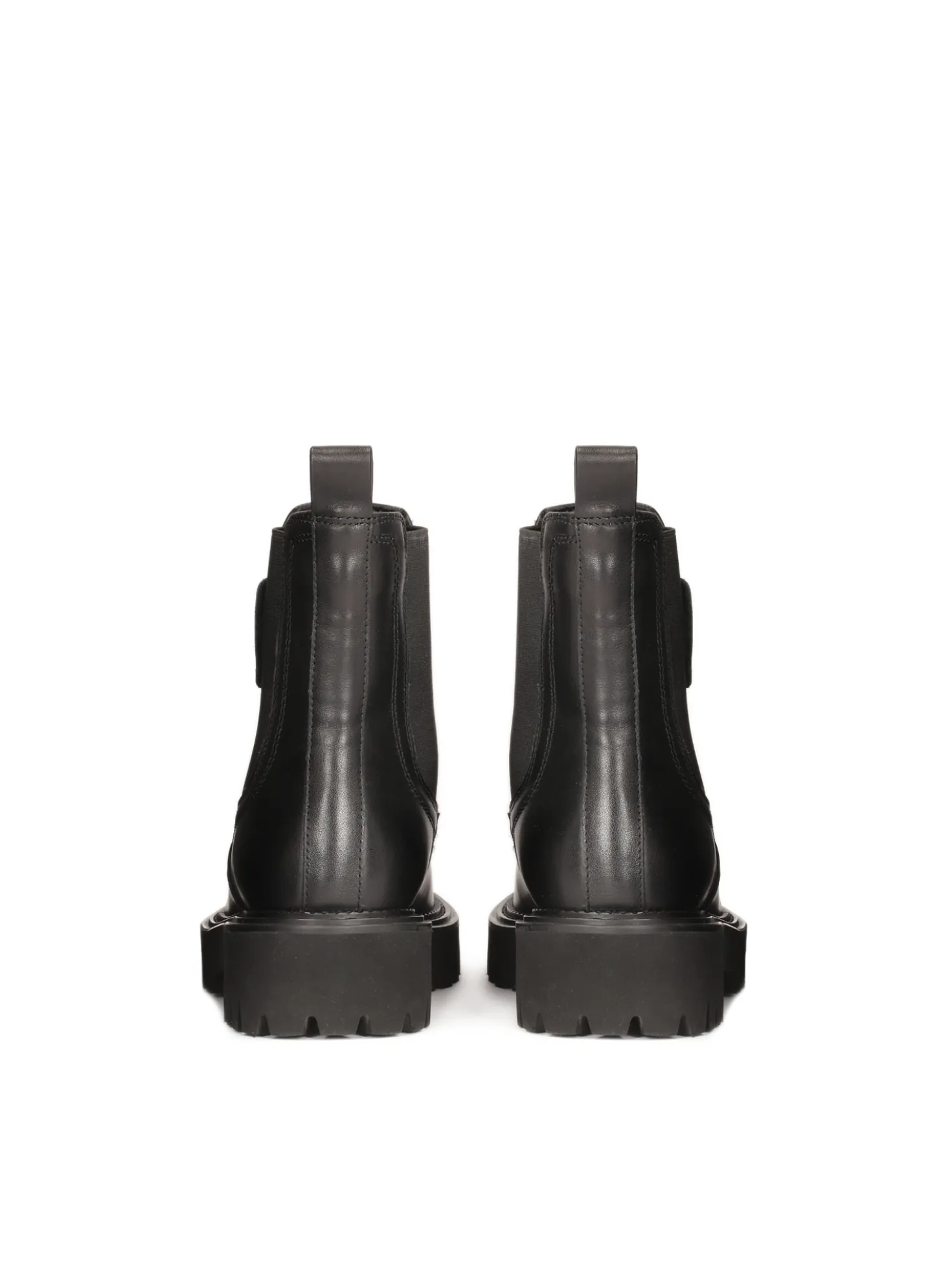 Klasyczne chelsea boots z licowej skóry