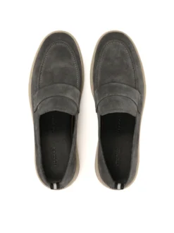 Loafersy męskie z zamszu na podeszwie typu sneakers