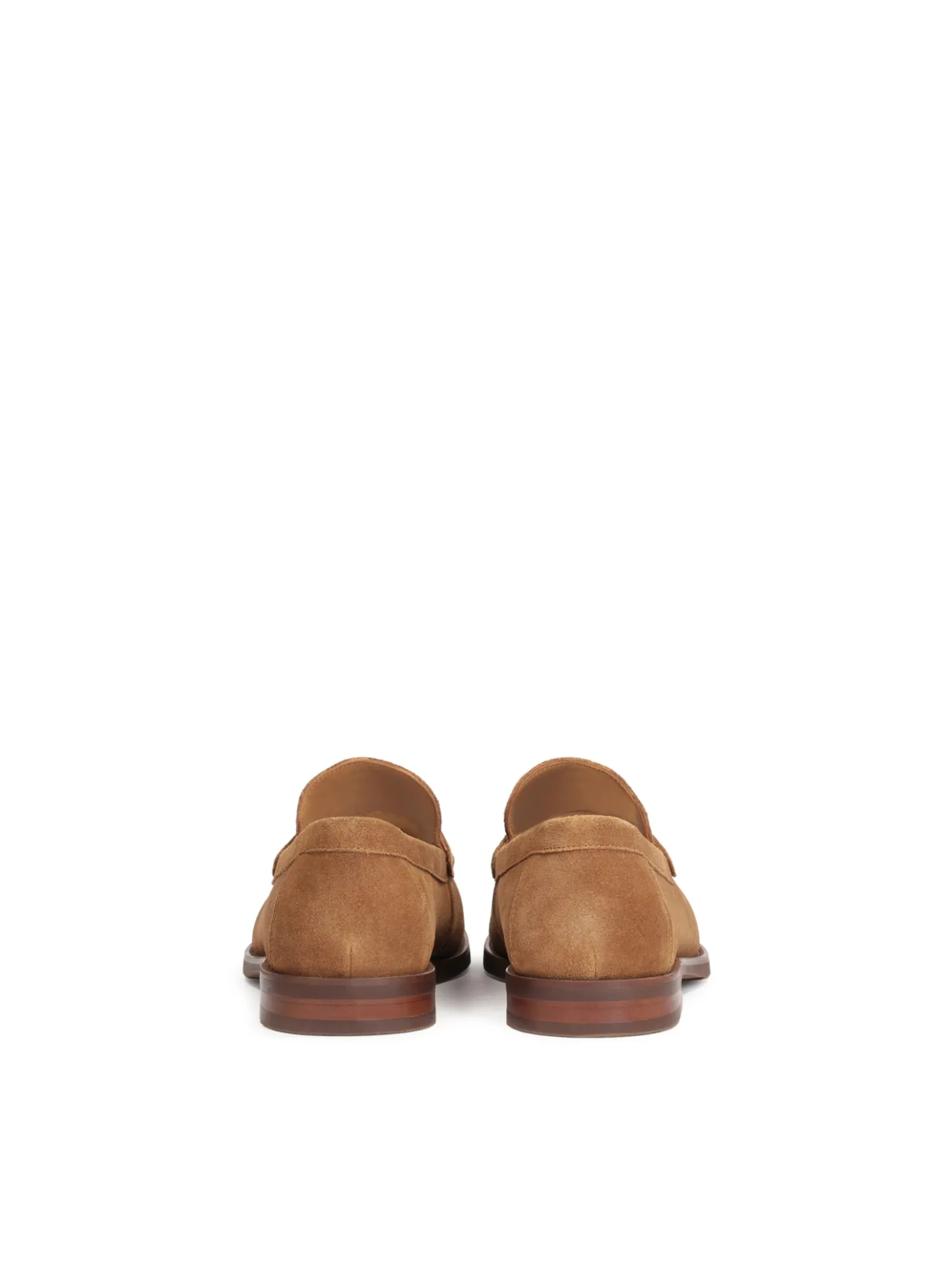 Loafersy z naszytym ozdobnym paskiem z wycięciem