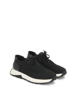 Miejskie sneakersy z tkaniny i skóry