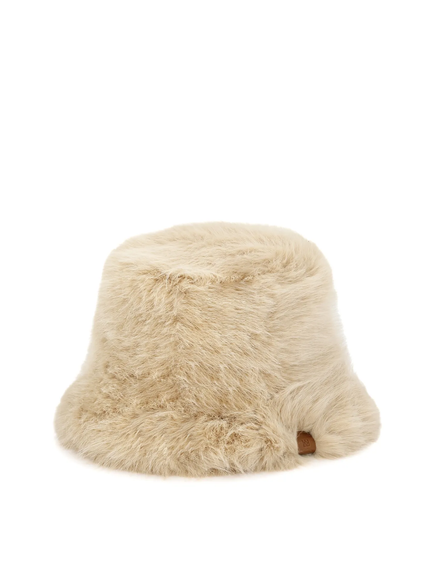 Miękki beżowy kapelusz bucket