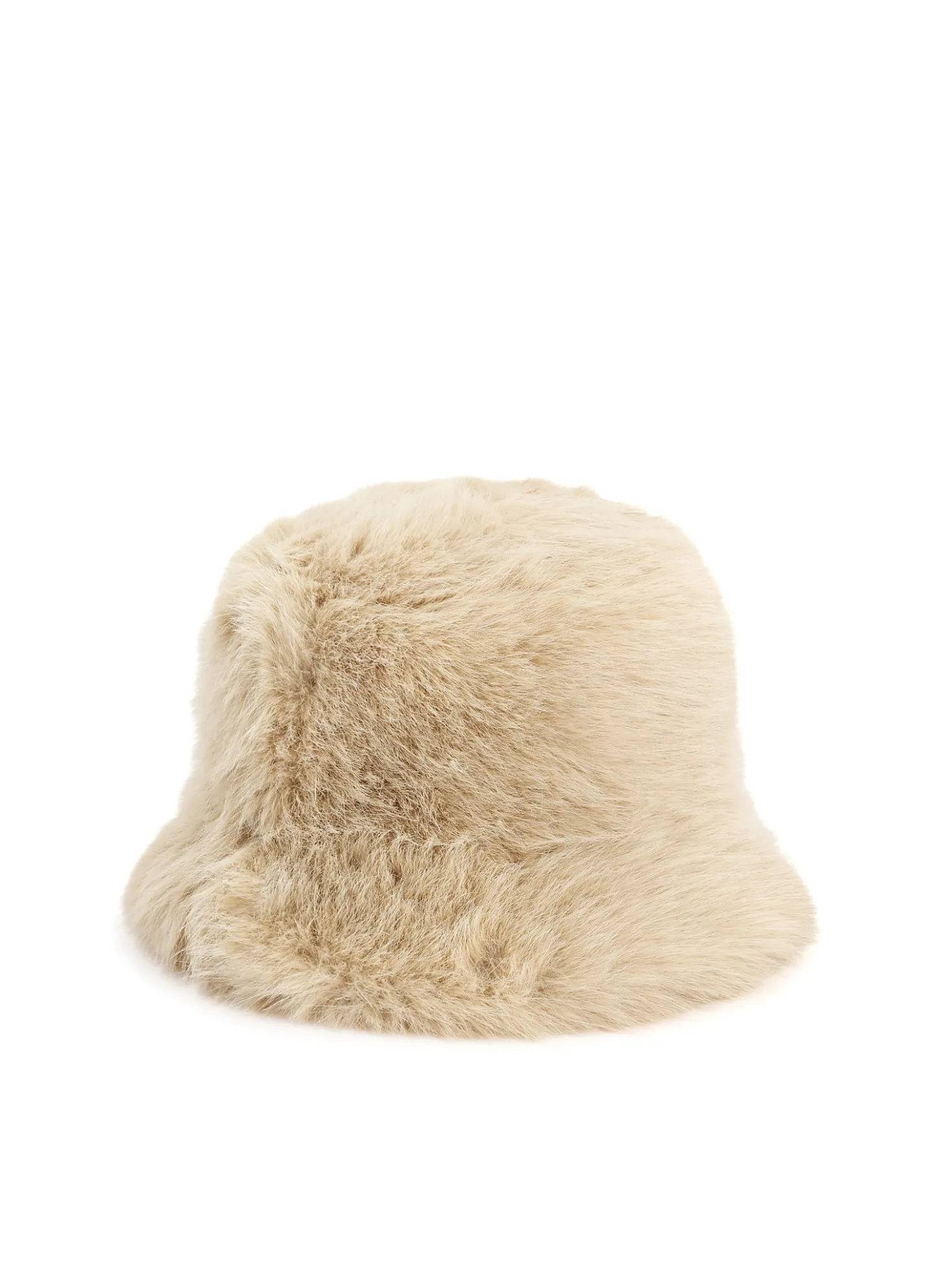 Miękki beżowy kapelusz bucket