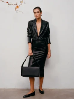 Minimalistyczna skórzana torebka