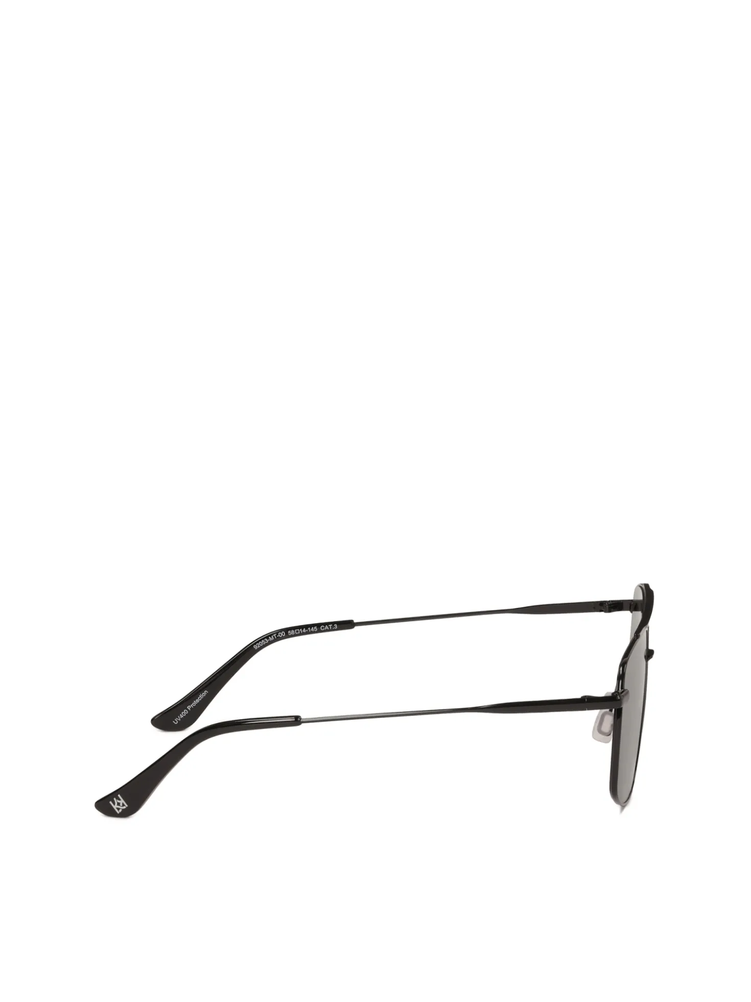Minimalistyczne czarne okulary z polaryzacją