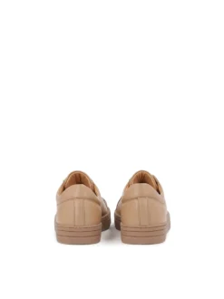 Minimalistyczne jasnobrązowe sneakersy